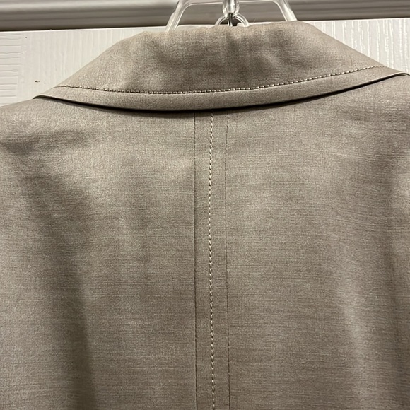 EUC Lida Baday silver blazer style single button silk and wool blend jac… - Picture 8 of 12